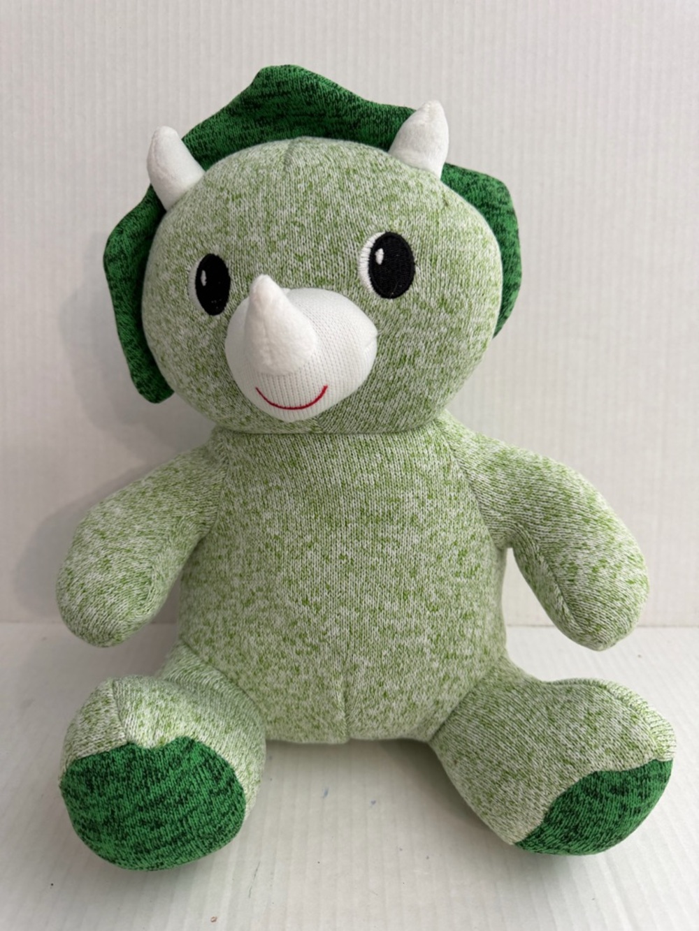 Toy Box Green Triceratops Plush